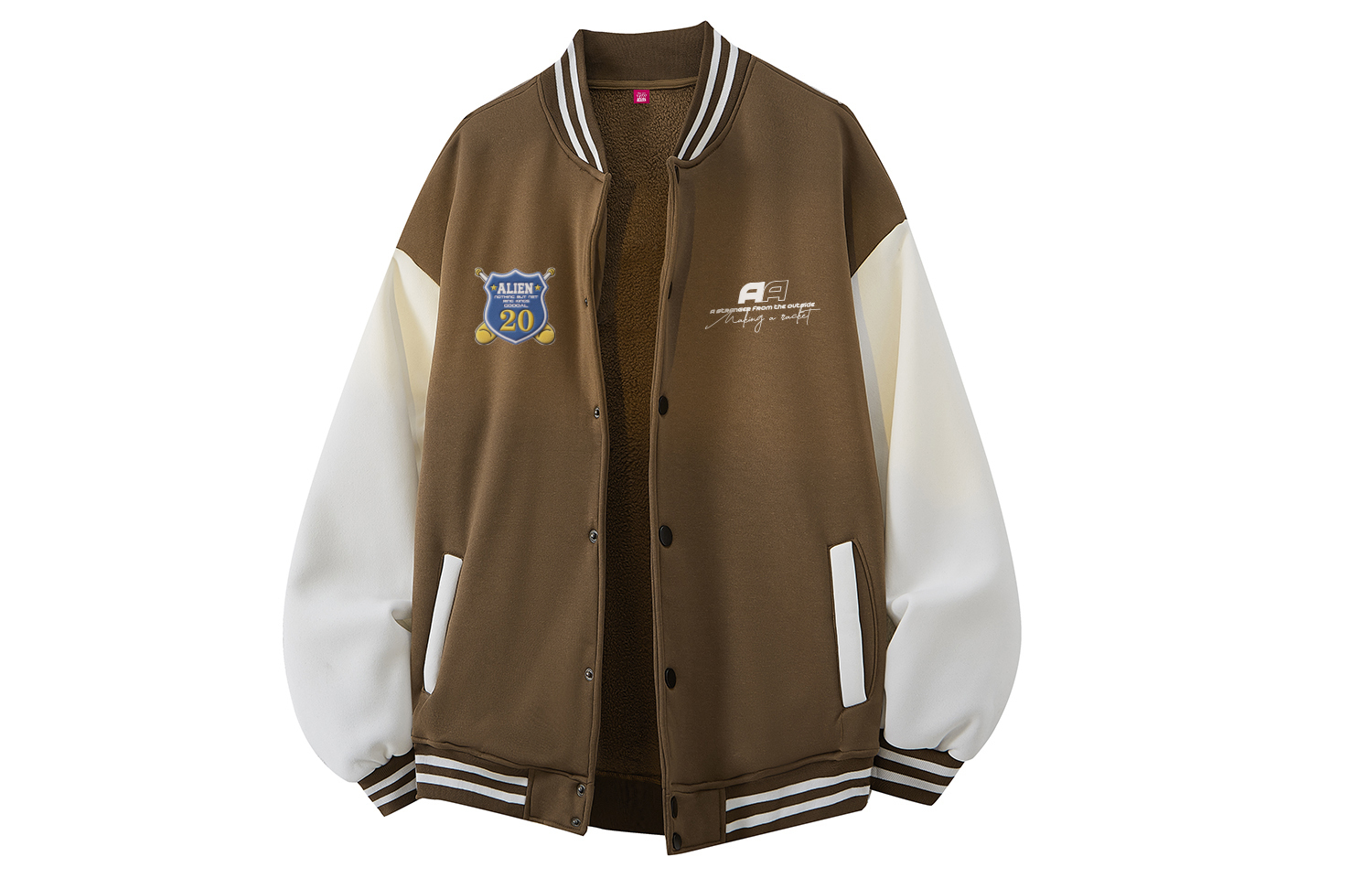 

Disney Бейсбольная майка унисекс, Coffee (Thickened Fleece-Lined)