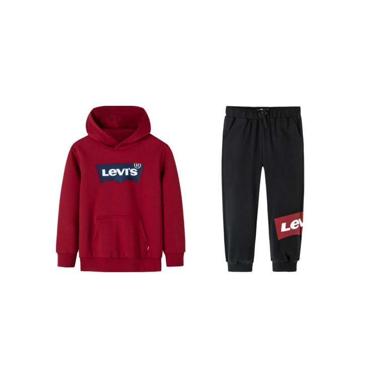 

Levi's Повседневная спортивная одежда Осень Зима Красная Детская Возраст 3-7 лет Levis