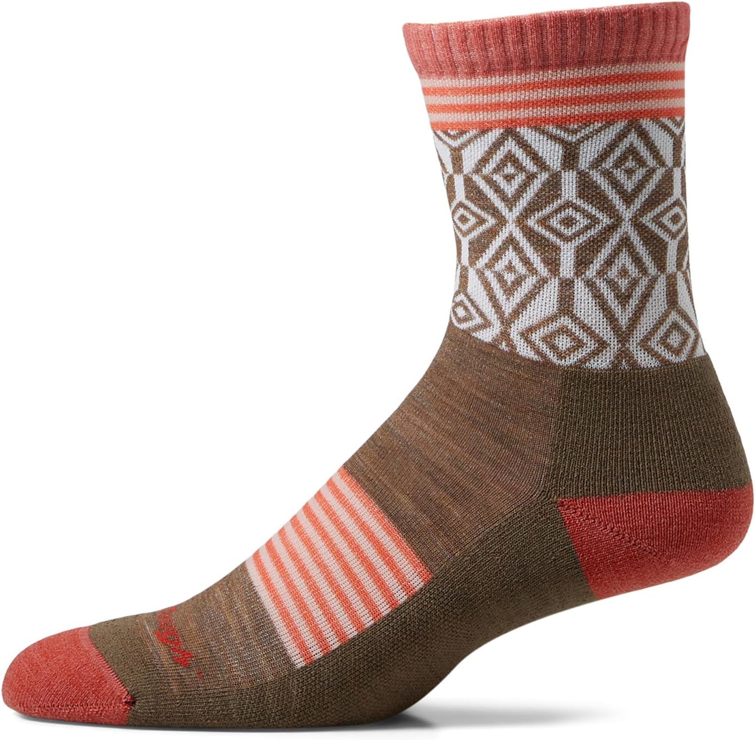 

Носки Darn Tough Vermont Sobo Micro Crew Lightweight with Cushion, цвет Bark