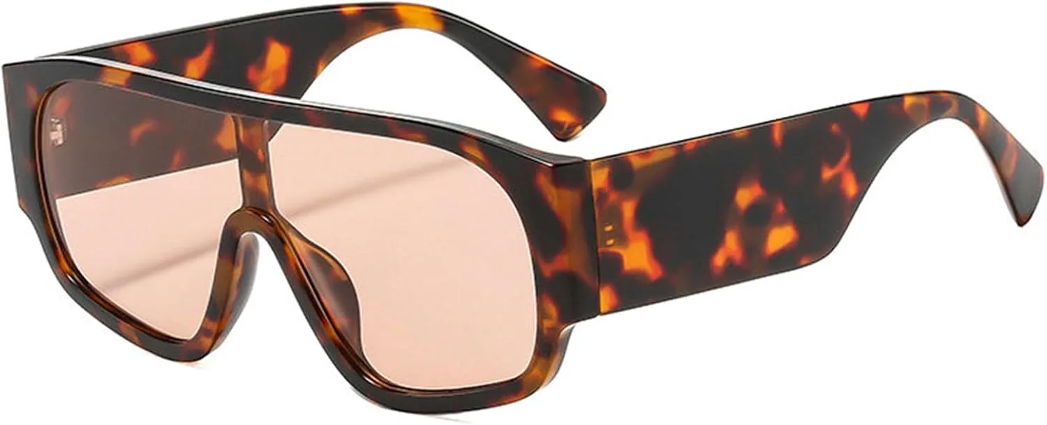 

Винтажные квадратные солнцезащитные очки Willochra большого размера для женщин, цельные модные солнцезащитные очки для мужчин, трендовые женские очки UV400, C6