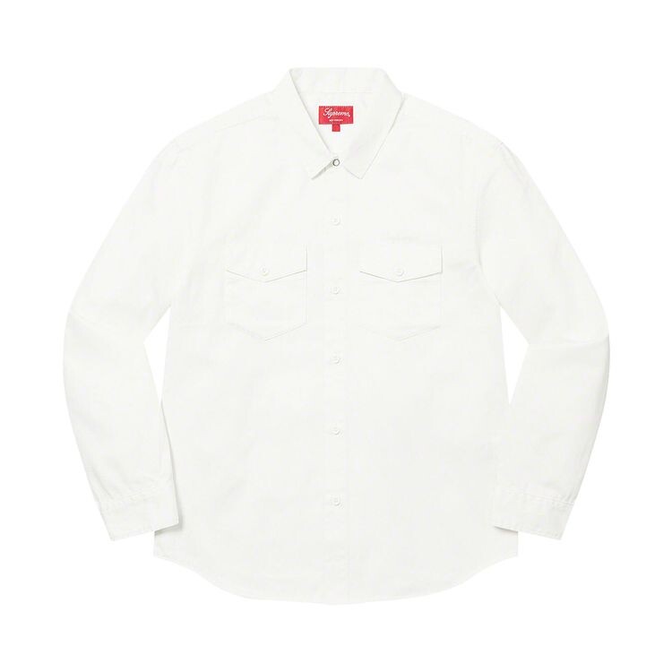 

Рубашка Supreme x Raymond Pettibon Work Shirt White, белый