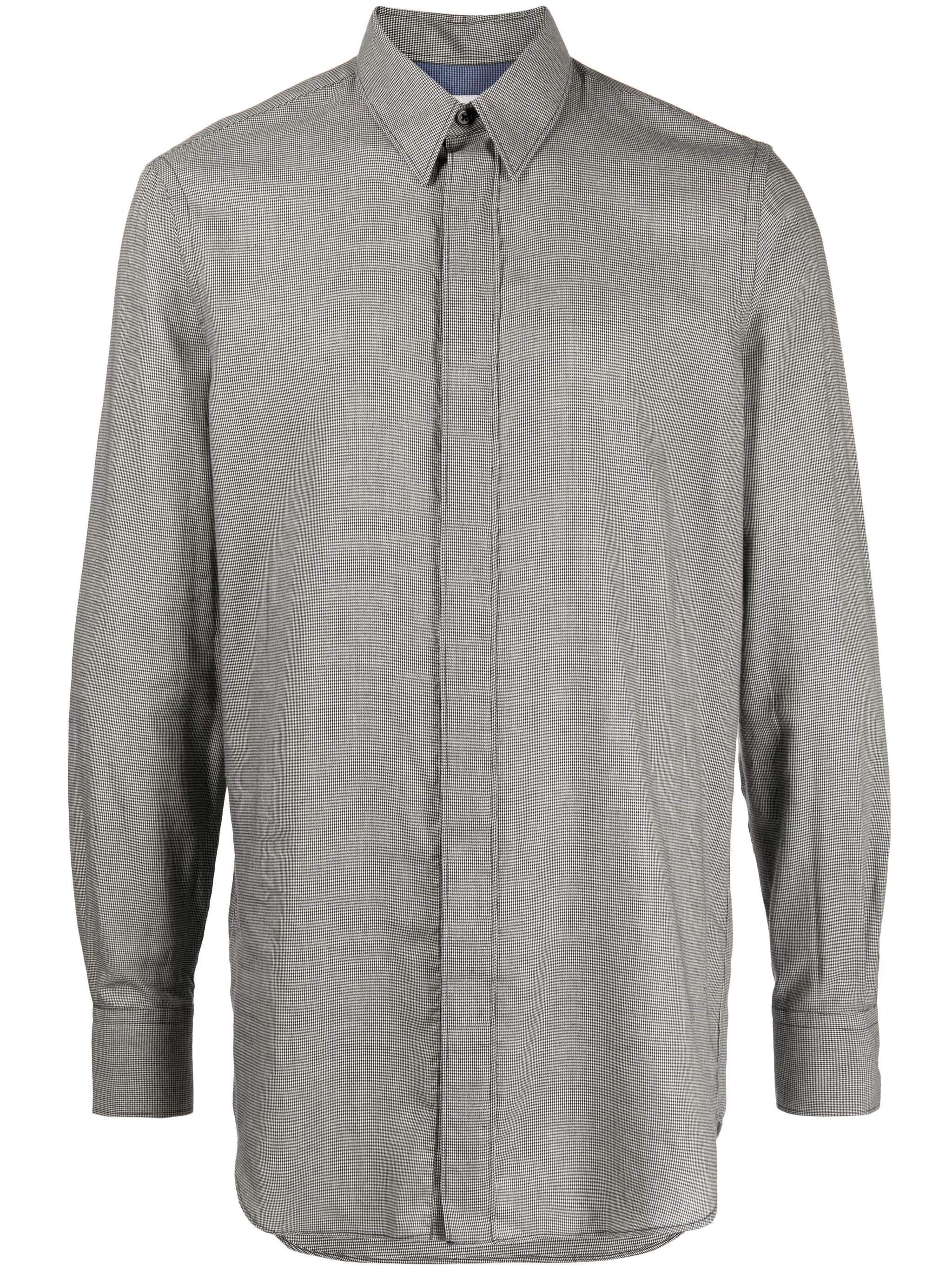 

Рубашка в клетку Paul Smith, черный