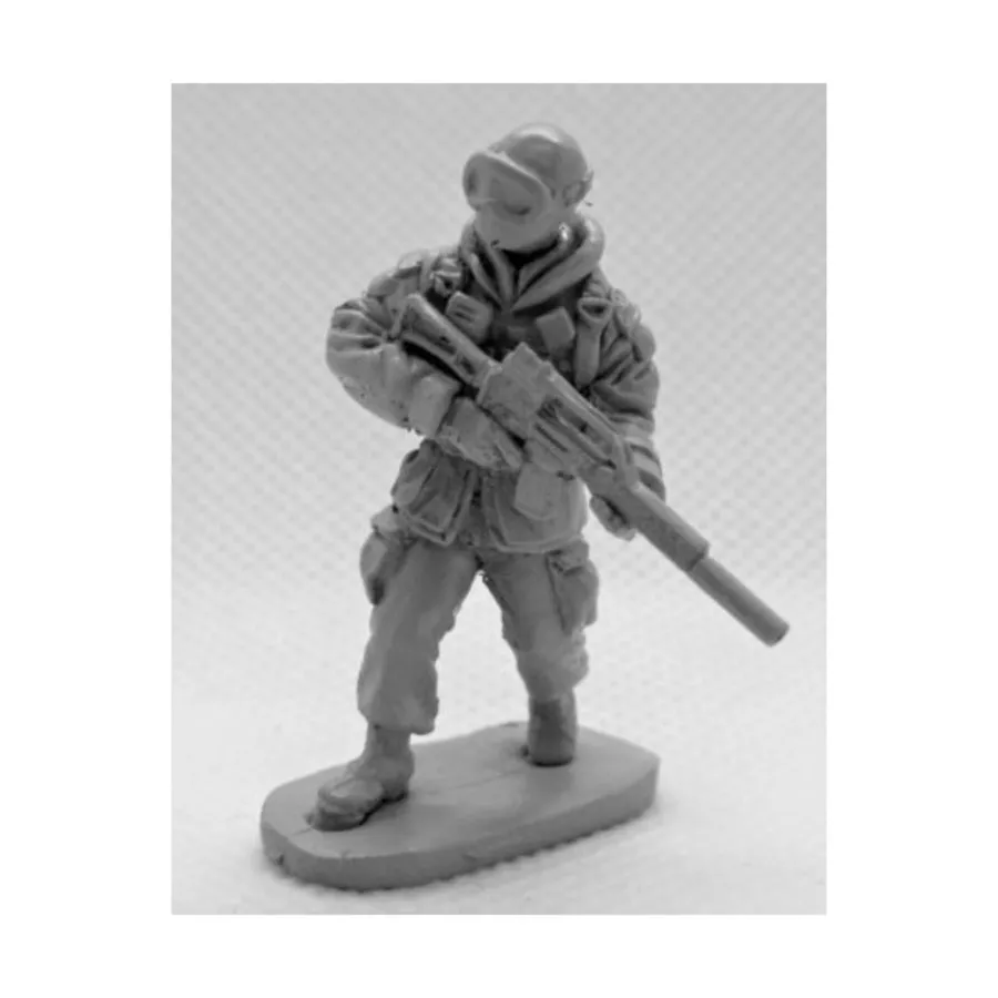 

Российский ПМГ с HK G36 (Продвижение с лыжной маской и очками), Historical Miniatures (1:48) (Honourable Lead Boiler Suit)