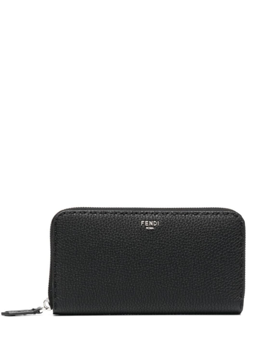 

FENDI кошелек на молнии с логотипом, черный