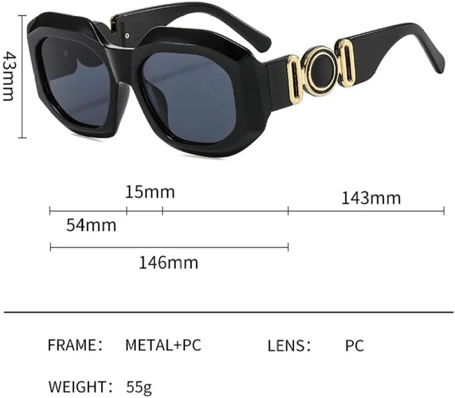 

Популярные в 2027 году большие квадратные солнцезащитные очки для женщин, модные винтажные очки для мужчин, солнцезащитные очки UV400 для женщин MTZJH, White