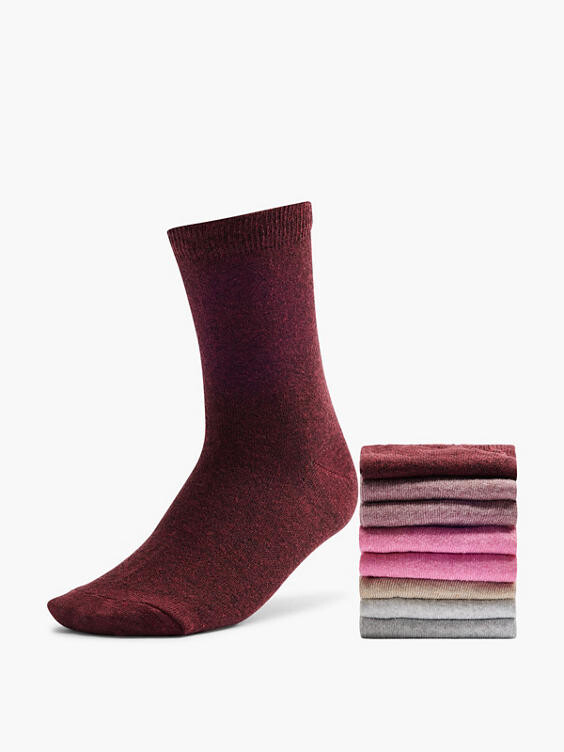 

Упаковка из 8 носков. Deichmann, красный