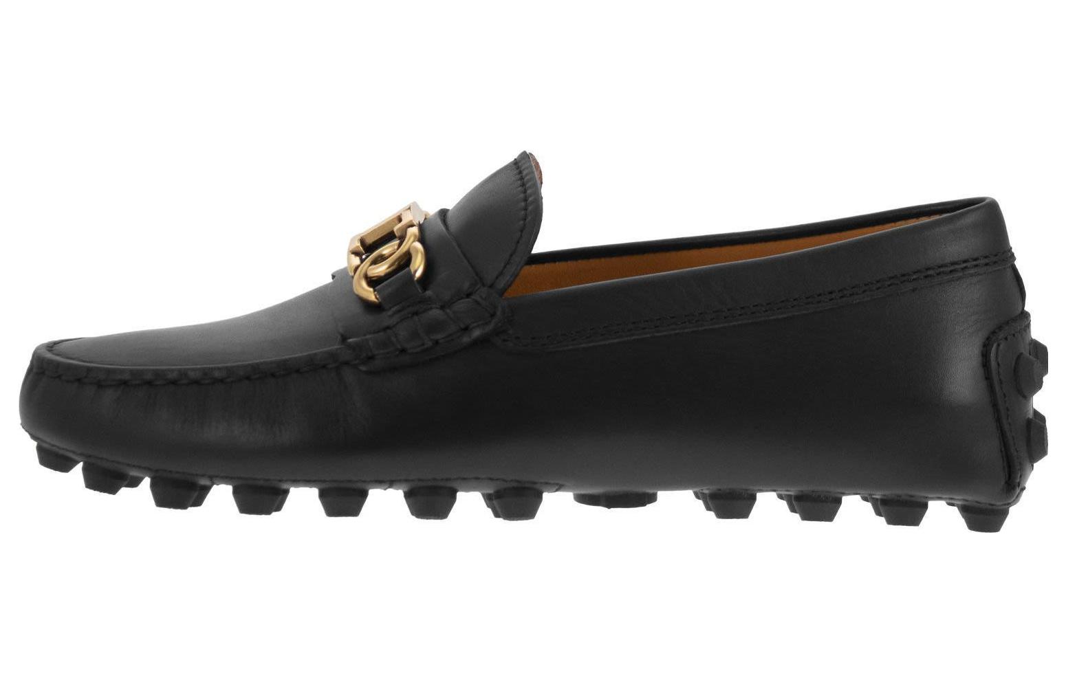 Лоферы-слипоны TOD'S для женщин с логотипом на бляшке