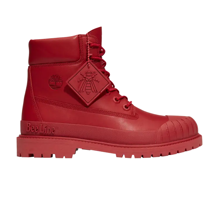 Ботинки Timberland Bee Line x Wmns 6 Inch Rubber-Toe, красный