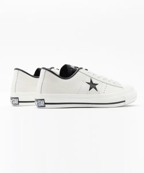 Унисекс кроссовки One Star J из кожи CONVERSE белые — фото 4
