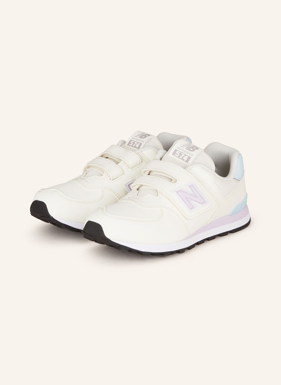 

Кроссовки пв574в1 New Balance, экрю