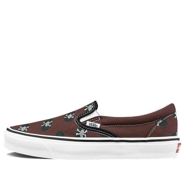 

Кроссовки wacko maria x og classic slip-on 'brown records' Vans, фиолетовый