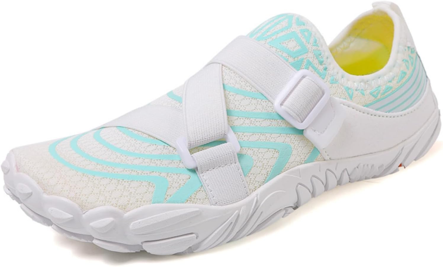 

Пляжные сандалии с толстой подошвой для мужчин и женщин - быстросохнущие водонепроницаемые тапки с амортизирующим комфортом, легкие походные сандалии для бассейна, отдыха и активного отдыха на природе Azttoztto, белый