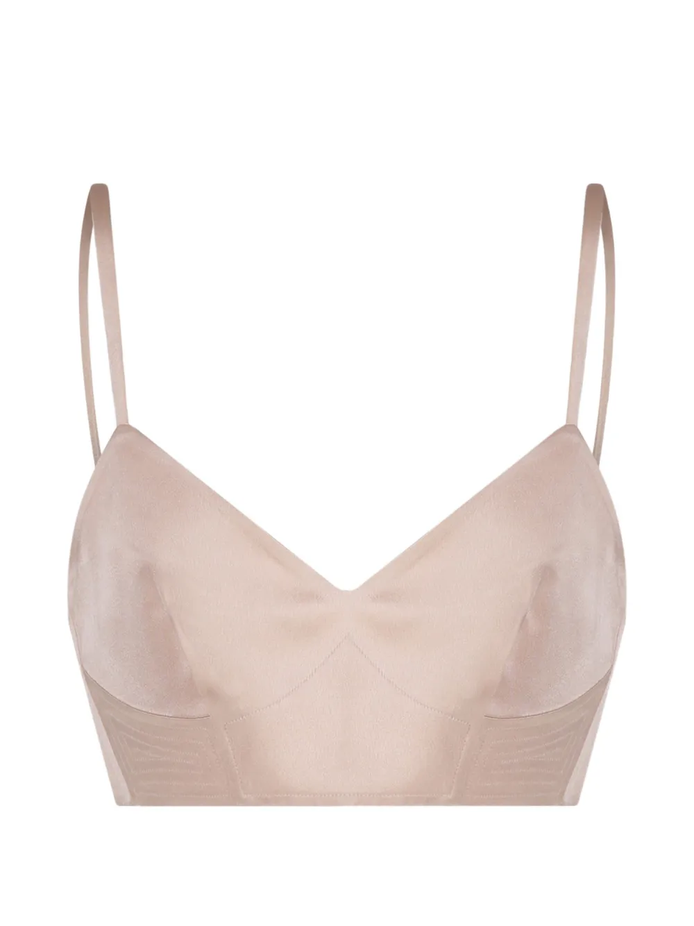 

Топ Mj с V-образным вырезом Di Stavnitser, бежевый