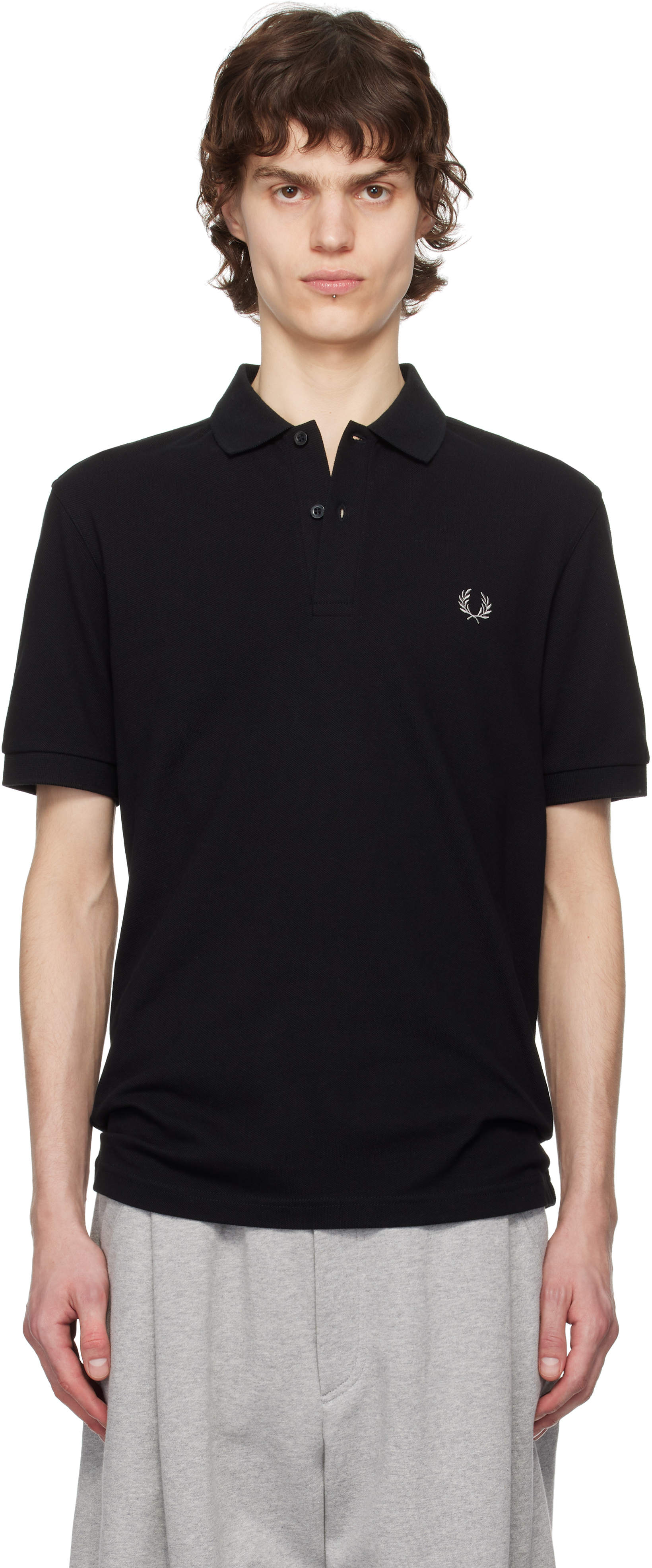 

Черная рубашка-поло 6000 Fred Perry