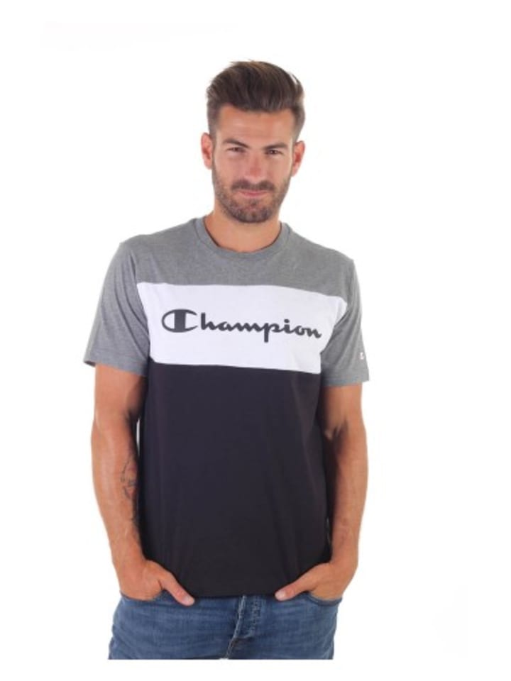 

Футболка Champion, цвет schwarz/weiß/grau