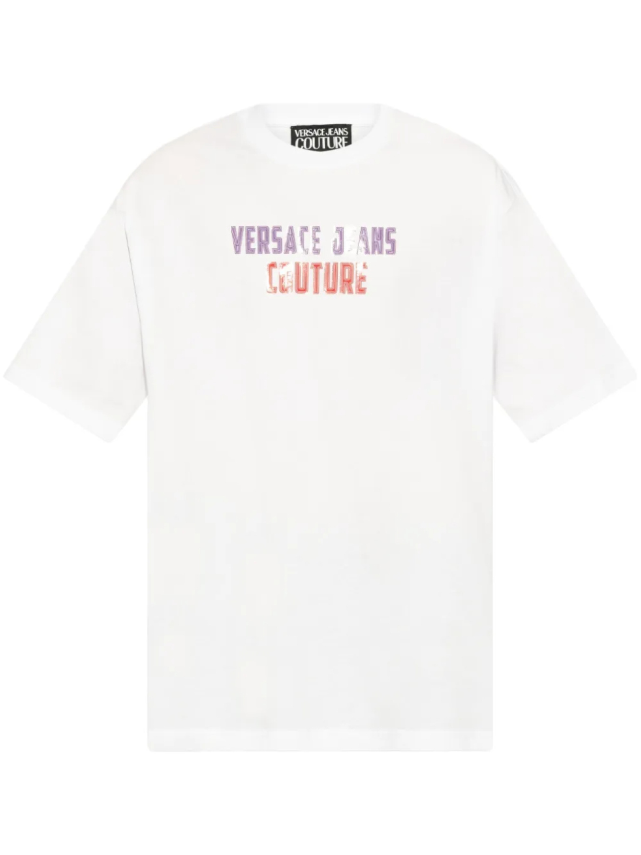 

Футболка с логотипом Versace Jeans Couture, белый
