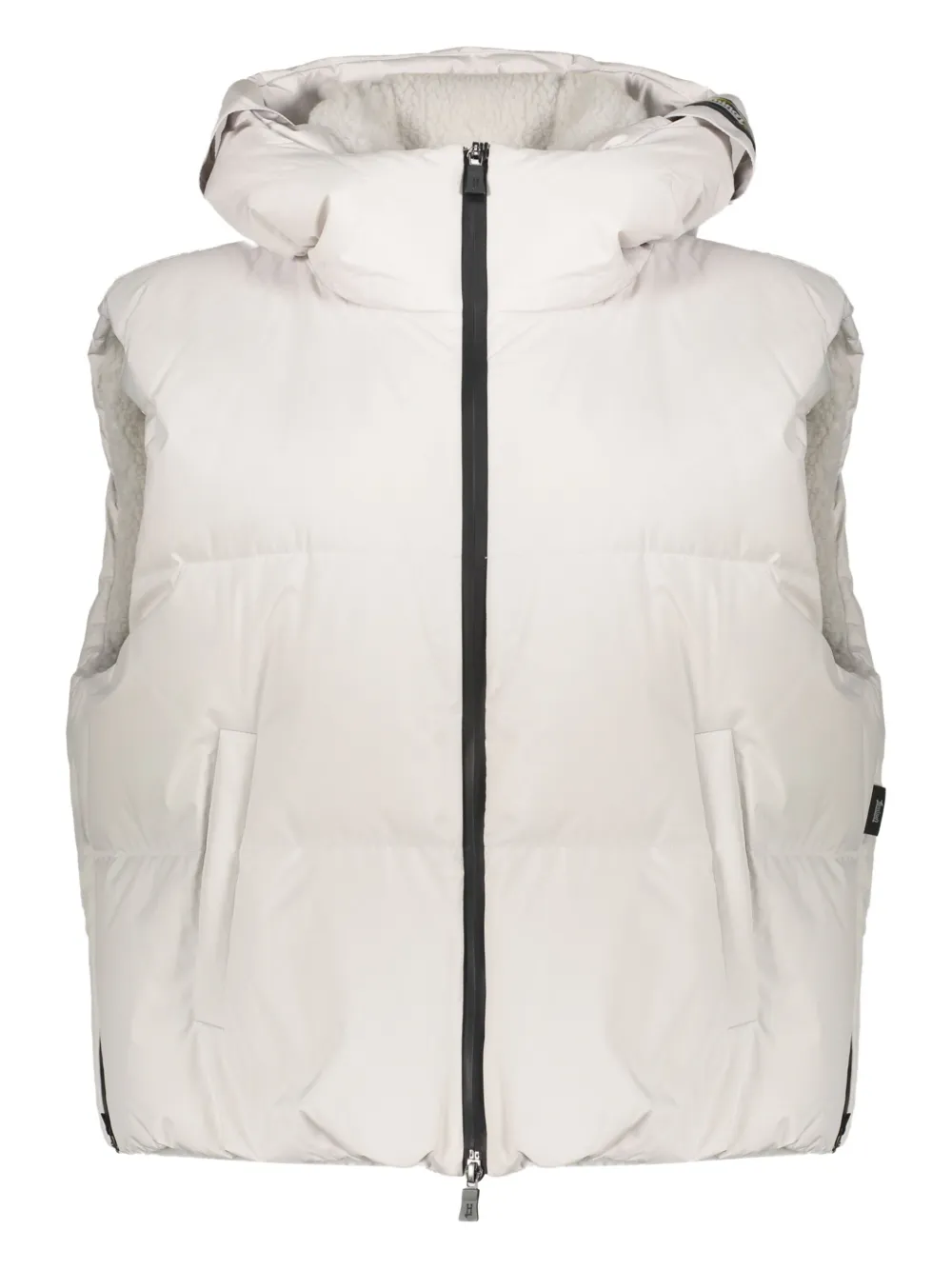 

Стеганый жилет с капюшоном Herno, белый