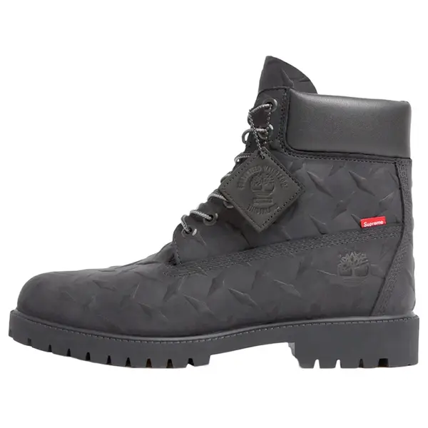 

Кроссовки x supreme diamond plate 6 inch premium waterproof boot 'black - 23fw' Timberland, черный