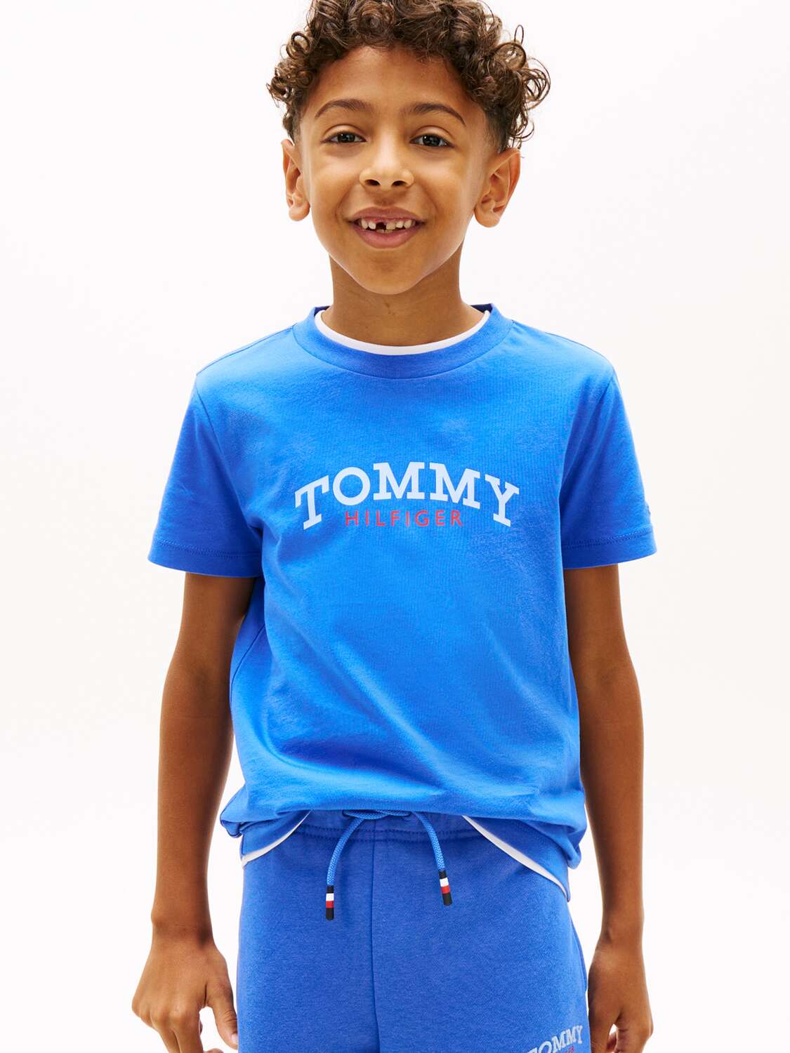 TOMMY HILFIGER Футболка в цвете Azure — фото 2