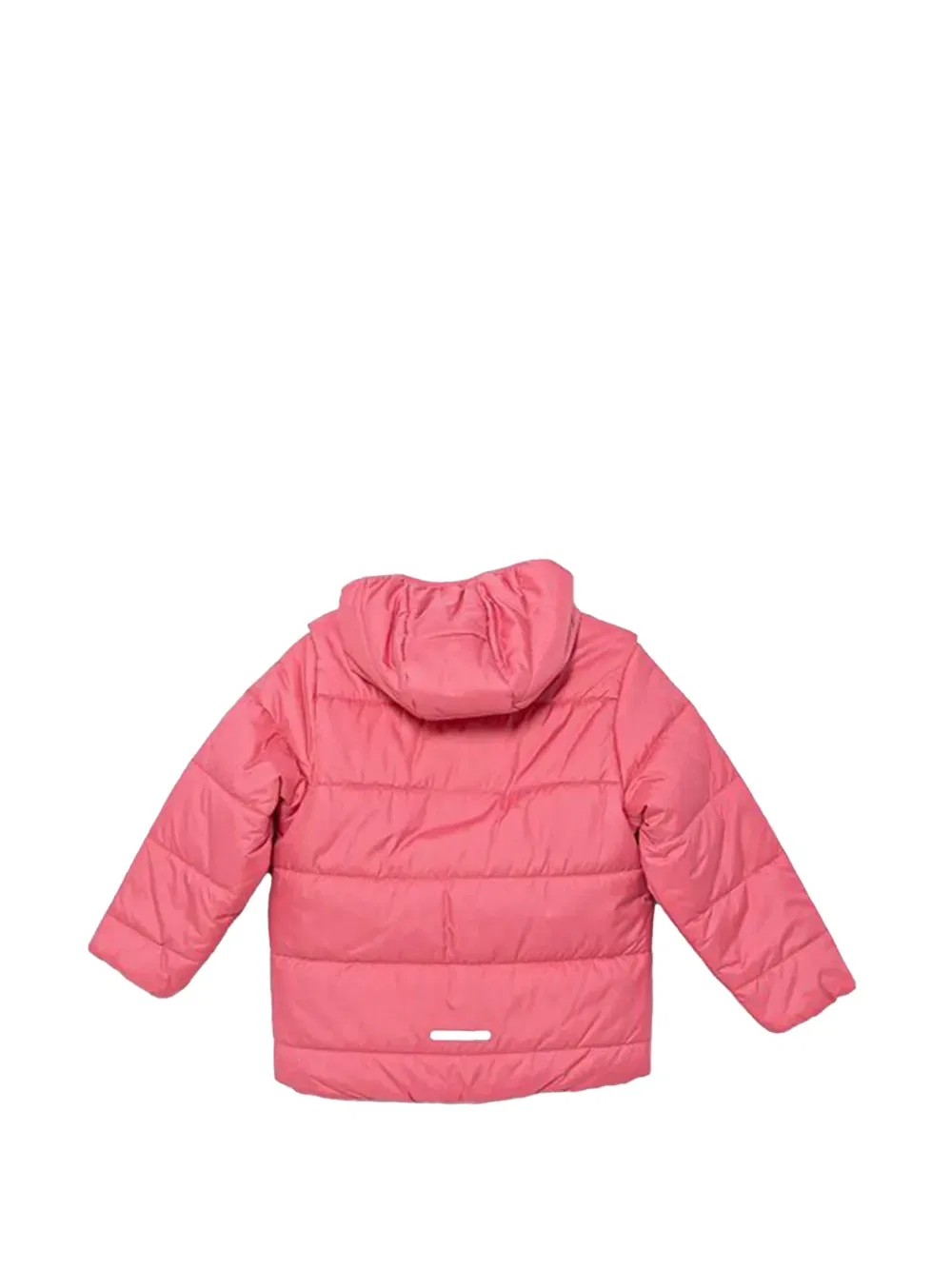 Полосатая куртка с капюшоном Adidas Kids, розовый — фото 2