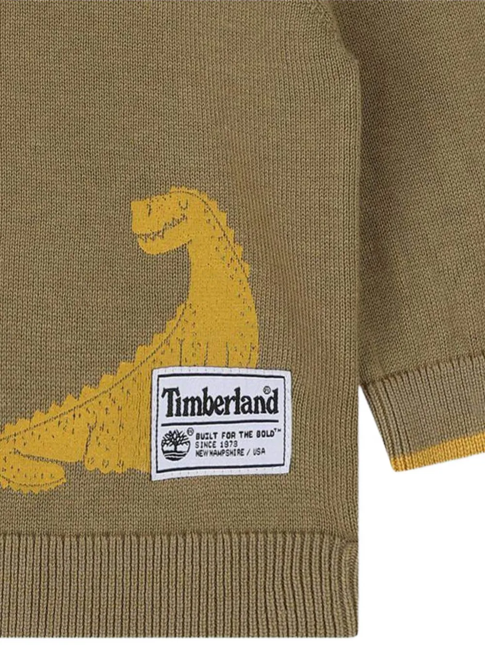 Толстовка с аппликацией Timberland Kids, коричневый — фото 3