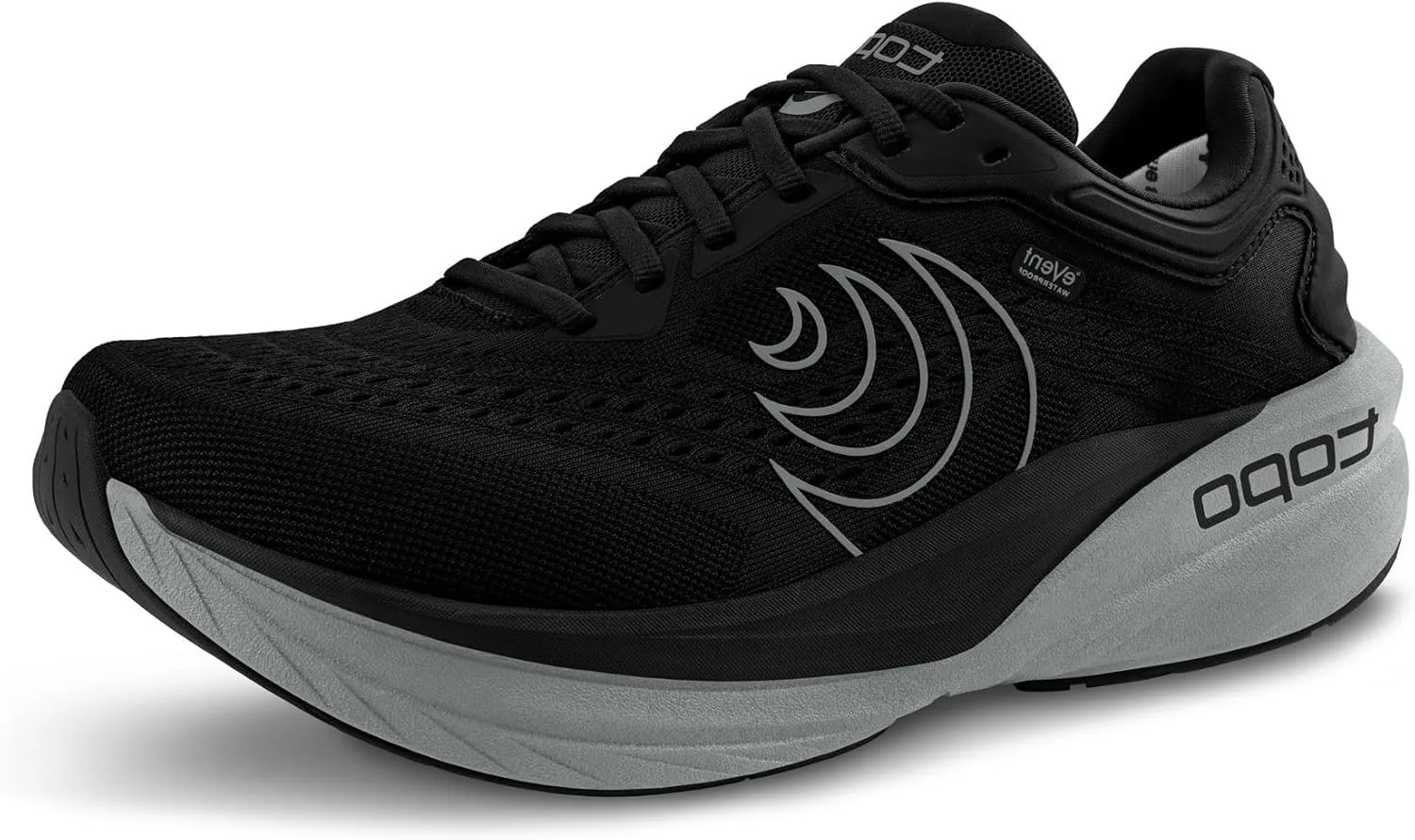 Мужские кроссовки Topo Athletic Phantom 4 WP для бега по дороге, легкие и удобные, с перепадом пятки 5 мм, черный — фото 2