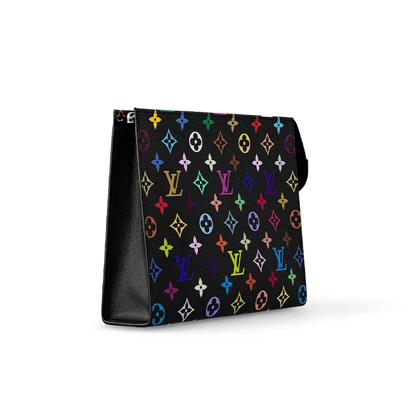 LOUIS VUITTON Косметичка Takashi Murakami черная разноцветная — фото 2