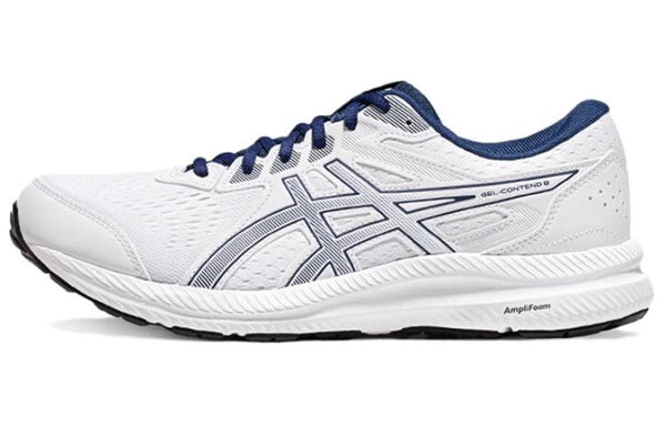 Кроссовки гель contend 8 Asics, белый — фото 2