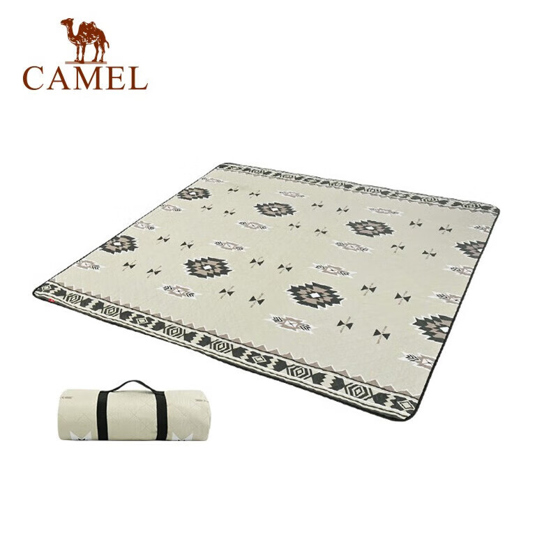 

Коврик для пикника Camel (Camel) на открытом воздухе, коврик для пикника в этническом стиле в стиле ретро, кемпинг, 1J32267155, белый рис