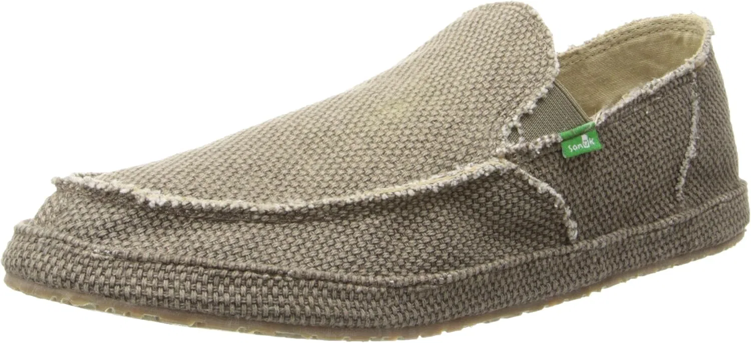 Лоферы мужские на Comfort Footbed, Sanuk, Brown