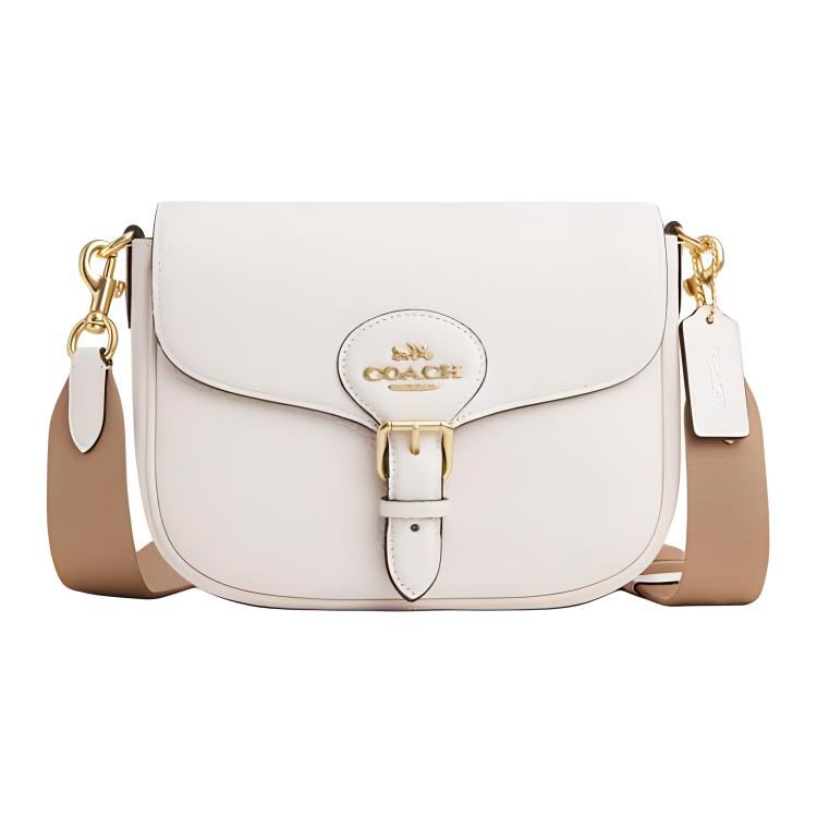 

COACH Сумка amelia из коровьей кожи, средняя, через плечо, кроссбоди, женская, белая