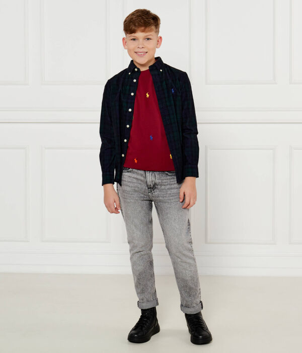 Футболка Polo Ralph Lauren Regular Fit, бургундия — фото 2