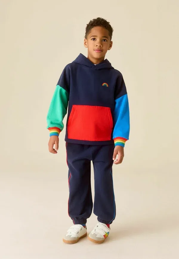 Костюм спортивный Little Bird, navy colourblock, цвет синий в цветовых блоках — фото 3