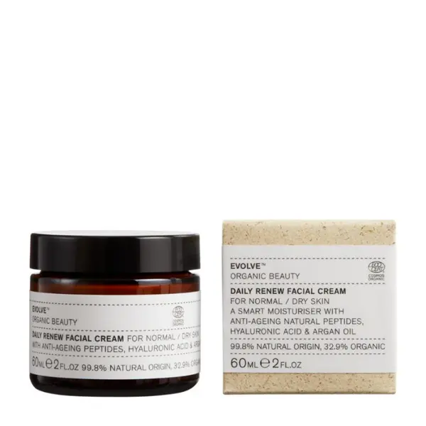 Крем для лица Evolve Organic Beauty — Питательный , Daily renew facial cream, 60 мл — фото 2