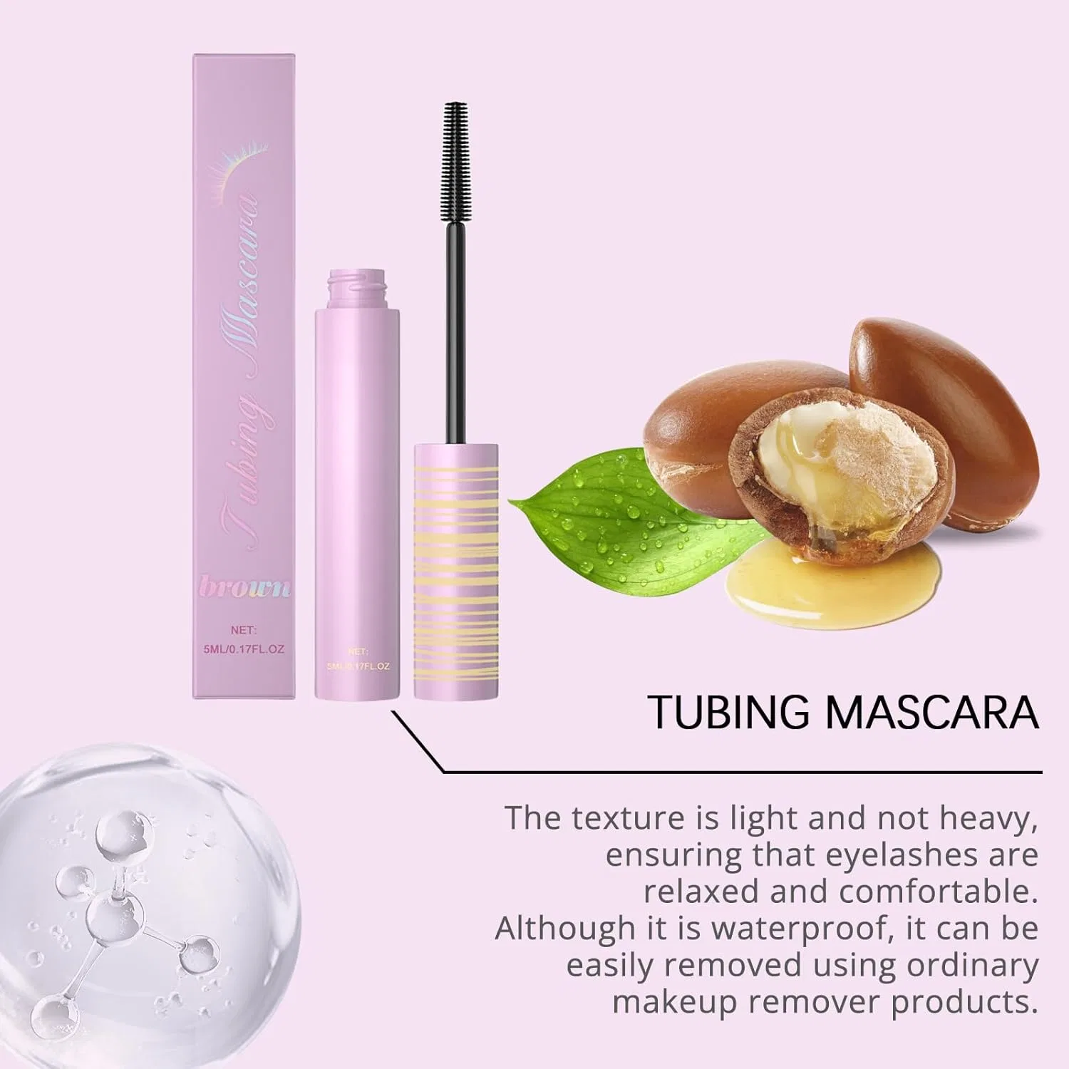 Тушь для ресниц 5D Silk Fiber Lash Mascara Yolitap, 1 шт, водостойкая — фото 2