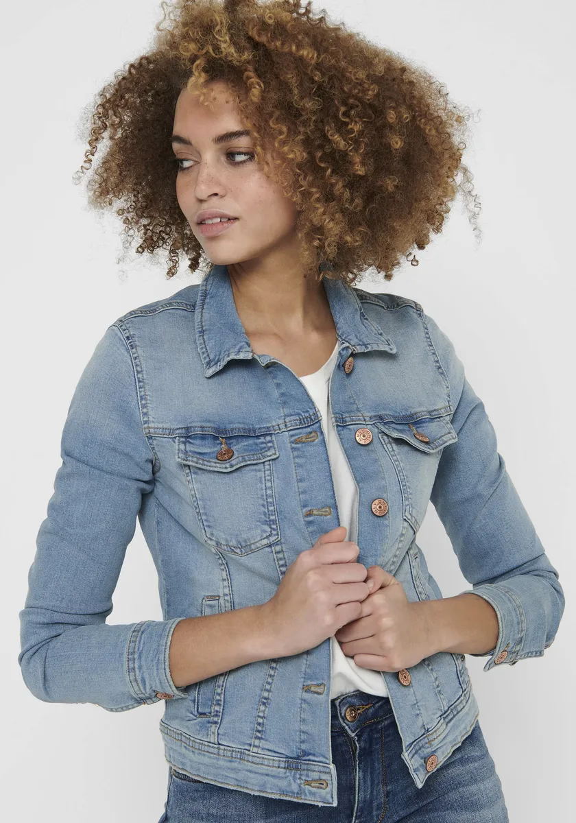 

Only джинсовая куртка "ONLTIA DNM JACKET LB BEX179 NOOS", голубой