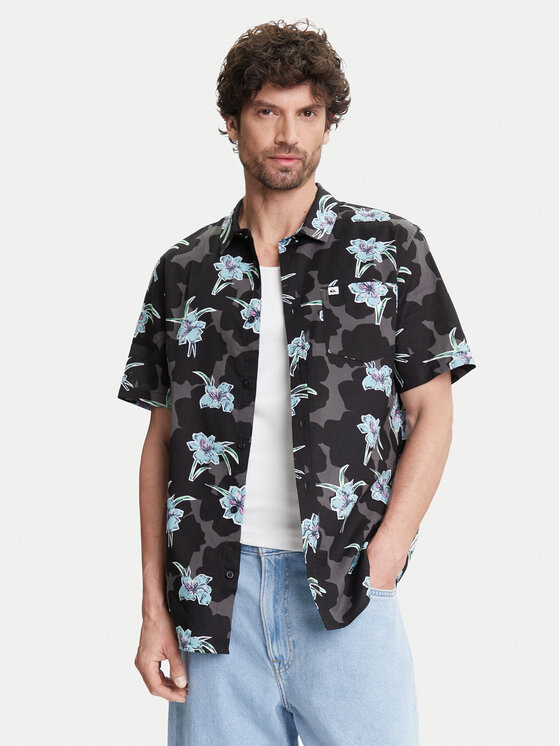

Рубашка обычного кроя Apero Classic Ss EQYWT04605 Quiksilver, черный