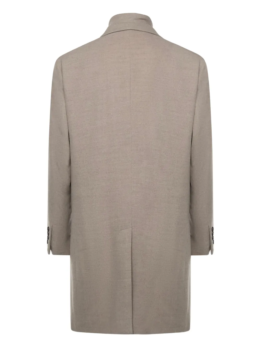 

Однобортное пальто на молнии Eleventy, серый