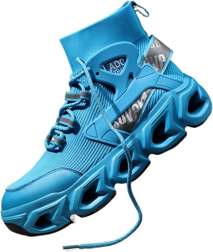 

Мужские удобные нескользящие спортивные кроссовки-тренеры с легкой посадкой, дышащие, многоколорные, повседневные кеды для тенниса Lexamen, синий