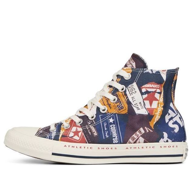 

Кеды Converse Chuck Taylor All Star Bold Branding High Top, разноцветный