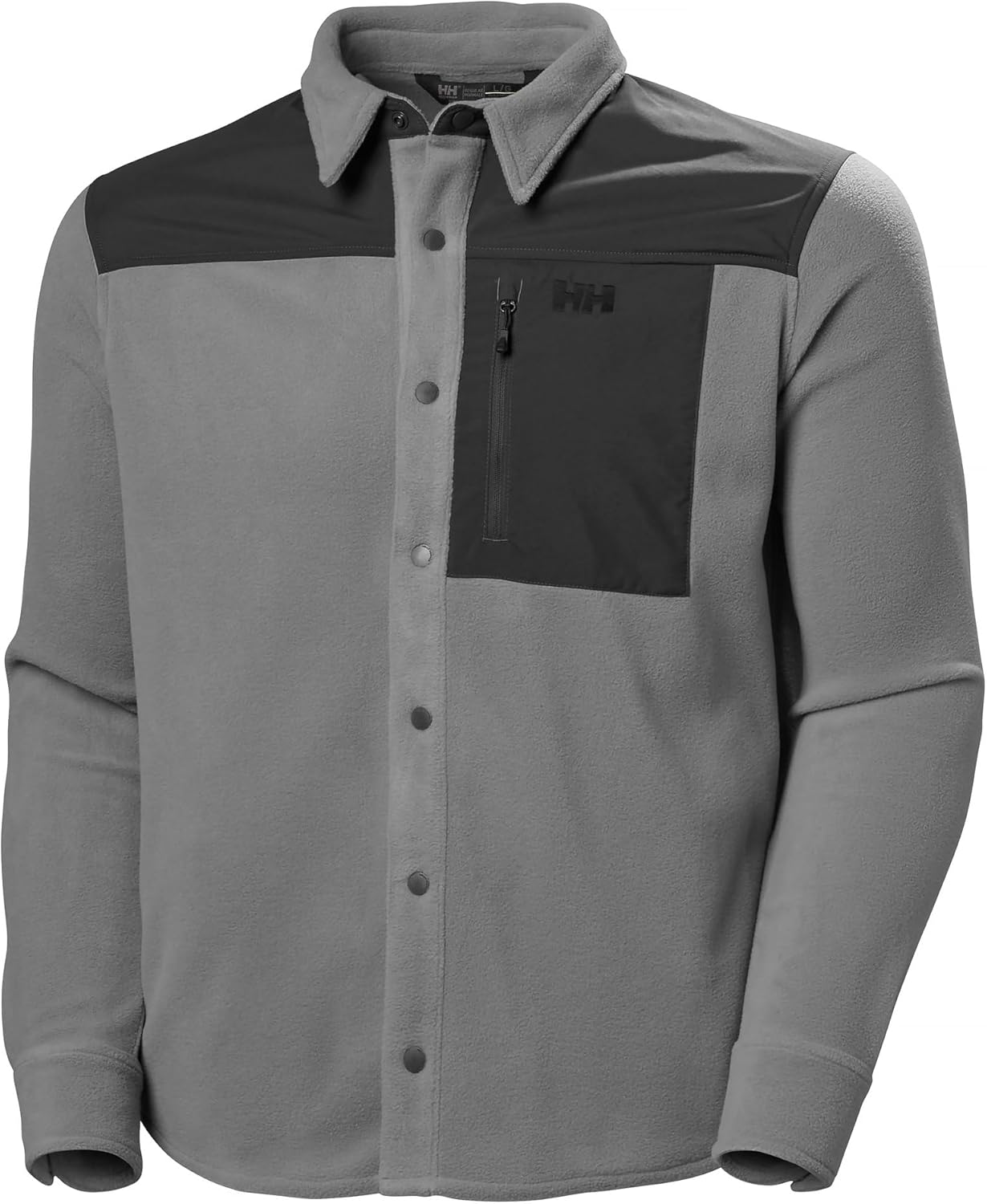 

Рубашка Helly-Hansen Daybreaker из флиса - мужская рубашка с застежкой на молнию до середины бедра и пуговицами, уютный флис для комфорта на открытом воздухе. Helly Hansen, 876 Concrete