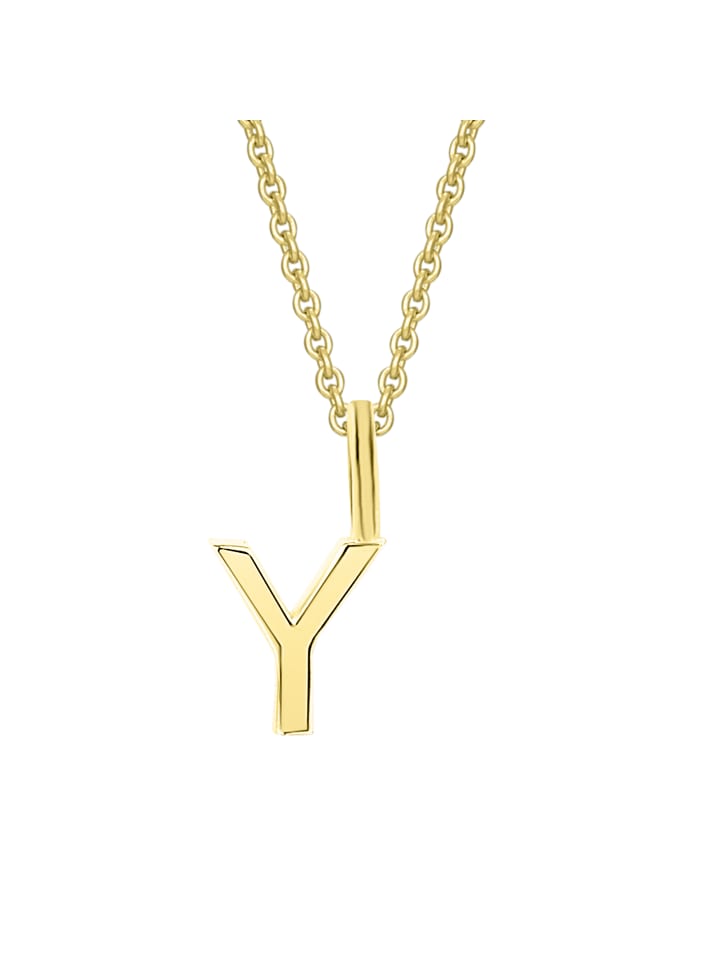 

ONE ELEMENT Подвеска в виде буквы Y из желтого золота 333 пробы