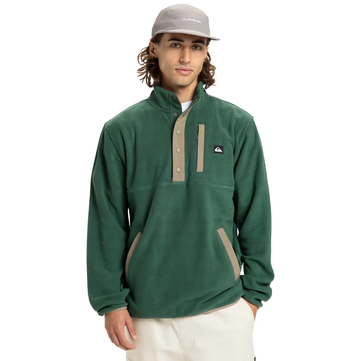 

Мужская флисовая куртка No Destination Hs Quiksilver, зеленый