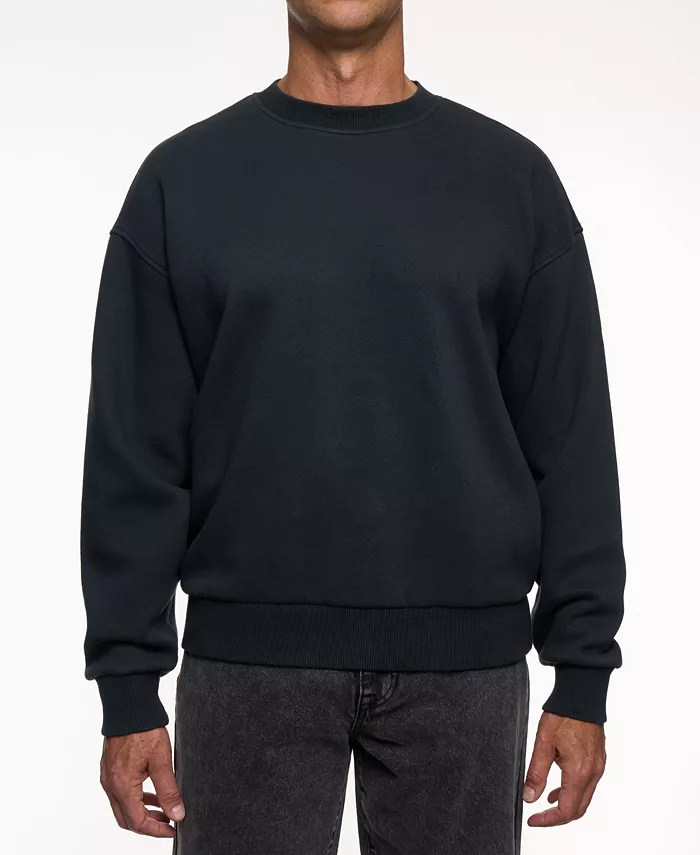 

Мужская флисовая толстовка с круглым вырезом Lazer, черный