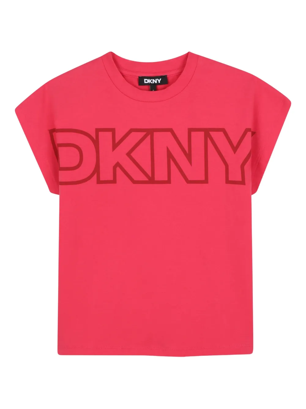 

Футболка с логотипом Dkny Kids, розовый