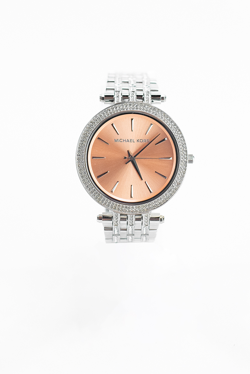 

Наручные часы Darci Glitz из нержавеющей стали серебристого тона MK3218 Michael Kors