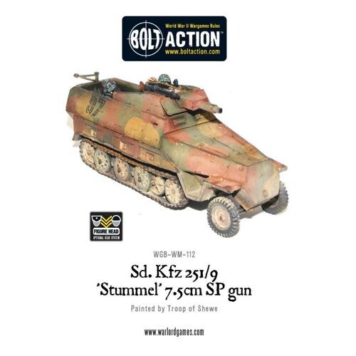 

Фигурки Sd.Kfz 251/9 Ausf D (Stummel) Half Track Warlord Games