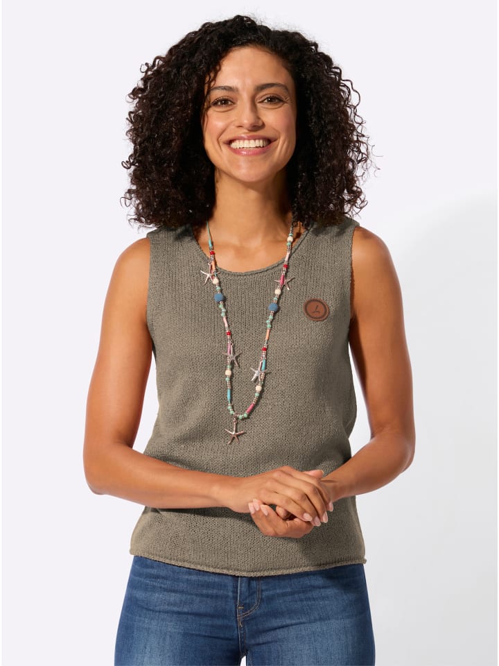 

WITT WEIDEN Вязаный топ в грязи