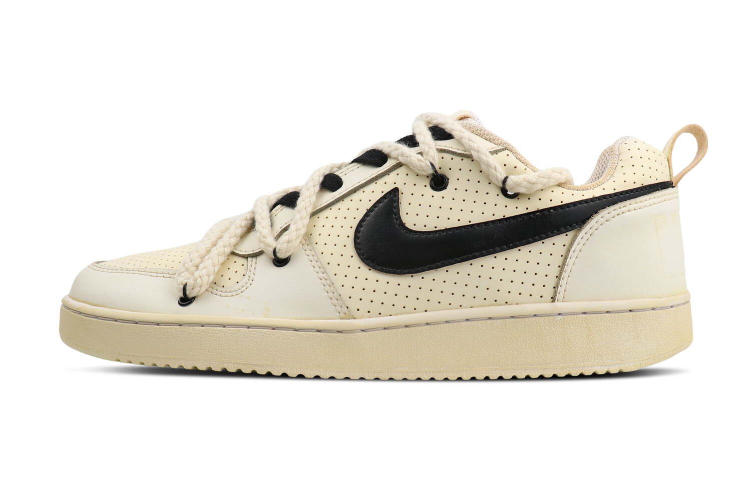 

Кроссовки Nike Court Borough Skateboarding Shoes Men Low-top Beige, цвет Off White