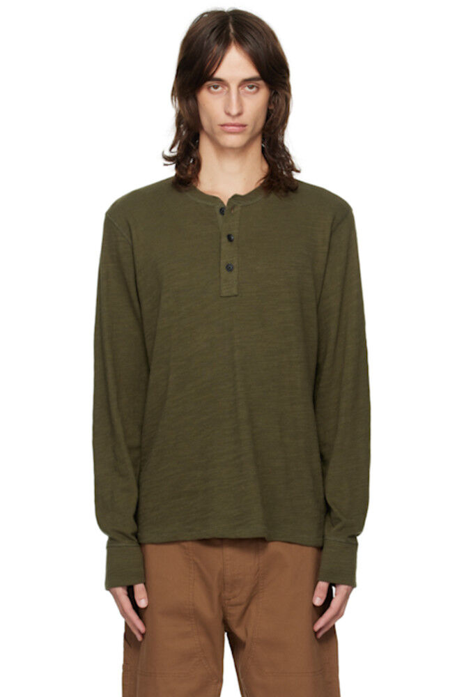 

Зеленый Классический Пламя Хенли rag & bone